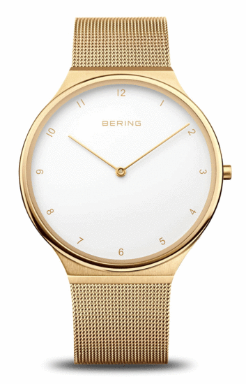 Bering | Ultra Slim | Polished/Brushed Gold | 18440-334