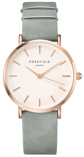ROSEFIELD The West Village Mint Grey Rose Gold WMGR-W74