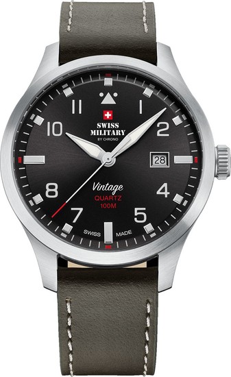 SWISS MILITARY BY CHRONO Swiss Made Pilot Watch SM34078.04