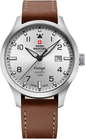 SWISS MILITARY BY CHRONO Swiss Made Pilot Watch SM34078.05