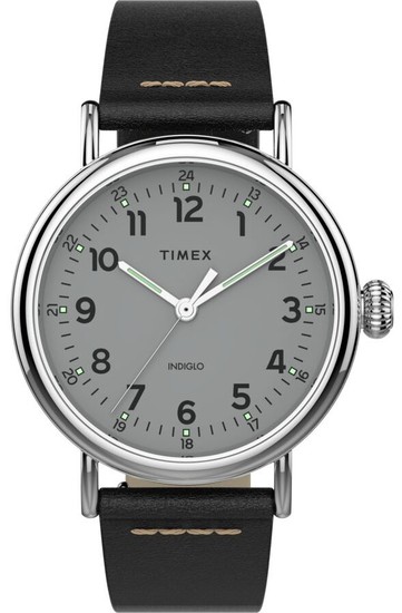 TIMEX Standard 40mm Leather Strap Watch TW2T69200
