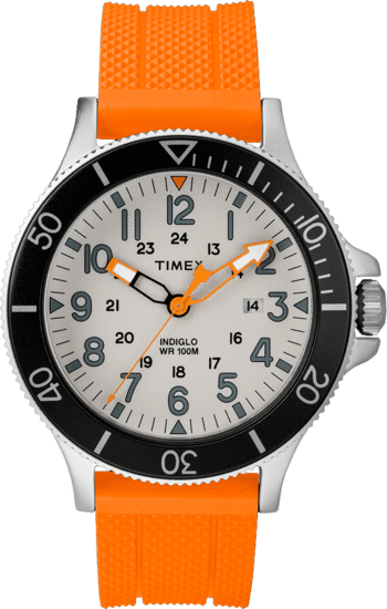 TIMEX Allied Coastline 43mm Silicone Strap Watch TW2R67400
