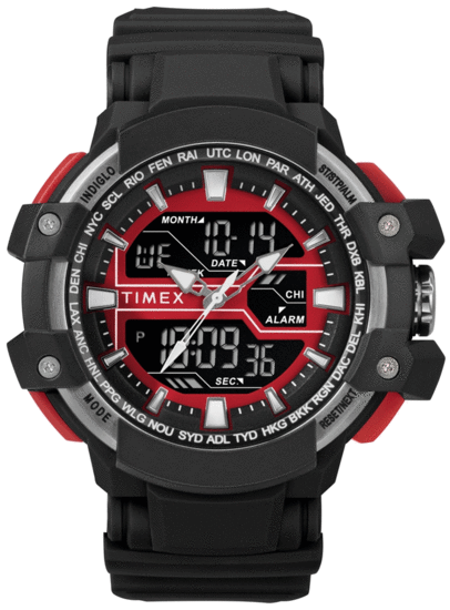 TIMEX Tactic DGTL™ 50MM Resin Strap Combo Watch TW5M22700