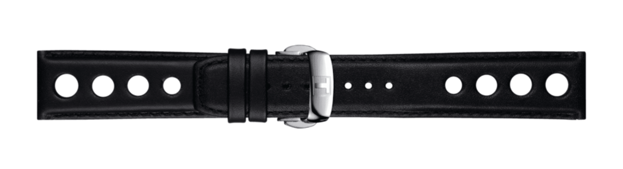 TISSOT OFFICIAL BLACK LEATHER STRAP LUGS 20 MM T852.037.163