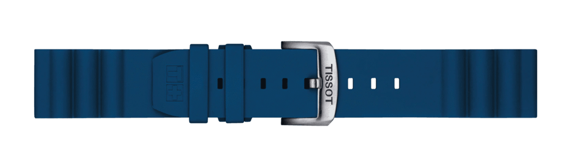 TISSOT T852.047.175 OFFICIAL BLUE SILICONE STRAP LUGS 22 MM