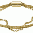 FOSSIL DOUBLE-STRAND MESH AND GOLD-TONE STAINLESS STEEL BRACELET JF03022710