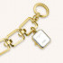 ROSEFIELD The Octagon Charm Chain White Gold SWGSG-O52
