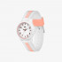 Lacoste Rider 3 Hands Watch - White And Pink With Silicone Strap 2020143