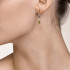 Coeur de Lion Earrings GeoCUBE® shades of green-petrol 5027/21-0537