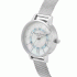 Olivia Burton Wonderland Blue Crystal Midi Dial Watch & Interlink Bracelet Silver Gift Set OBGSET161