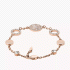 Fossil Mosaic Mother-of-Pearl Disc Station Bracelet JF01739791